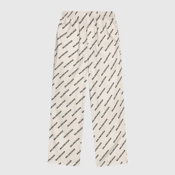 발렌시아가 남성 캐쥬얼 아이보리 팬츠 - Mens Ivory Pants - bal01400… - 1