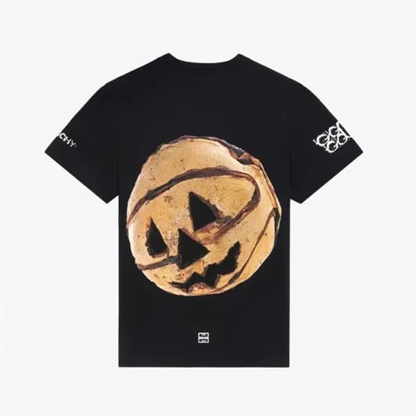 지방시 남성 크루넥 블랙 반팔티 - Mens Black Tshirts - giv0730x - 1