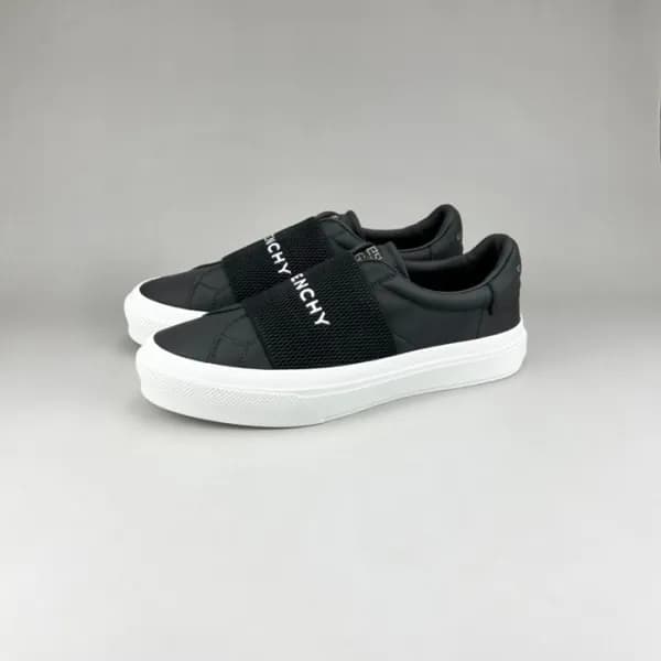 지방시 남/녀 클래식 블랙 스니커즈 - Unisex Black Sneakers - giv0… - 1