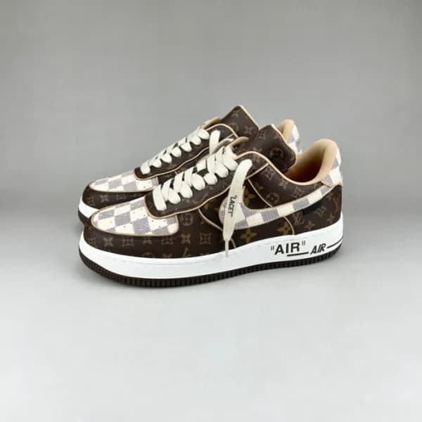 루이비통 남성 트렌디 브라운 스니커즈 - Mens Brown Sneakers - lou05… - 1