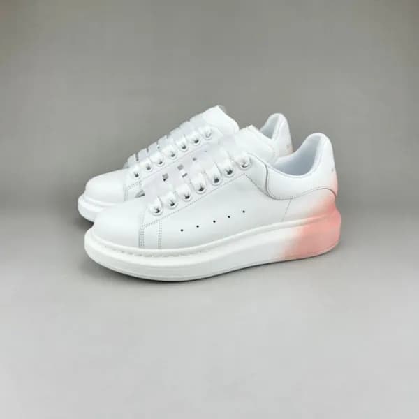 알렉산더맥퀸 남/녀 화이트 스니커즈 - Unisex White Sneakers - alx0… - 1