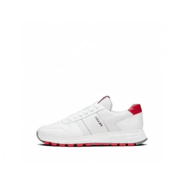 프라다 남성 클래식 화이트 스니커즈 - Mens White Sneakers - pra027… - 1
