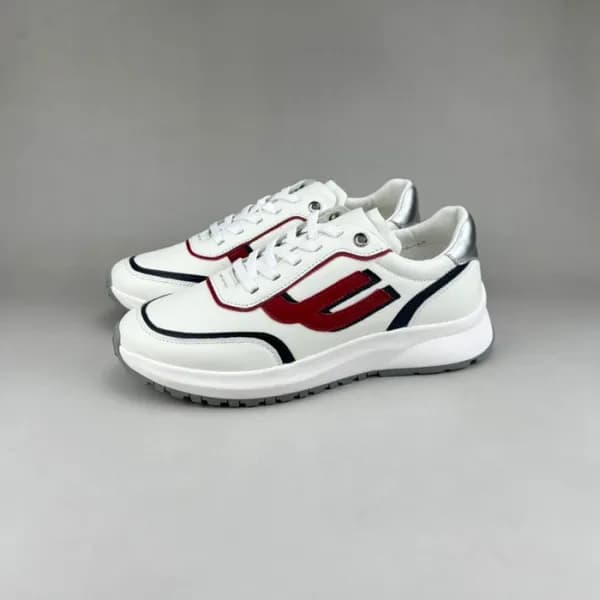 발리 남성 모던 화이트 스니커즈 - Mens White Sneakers - bal0144x - 1