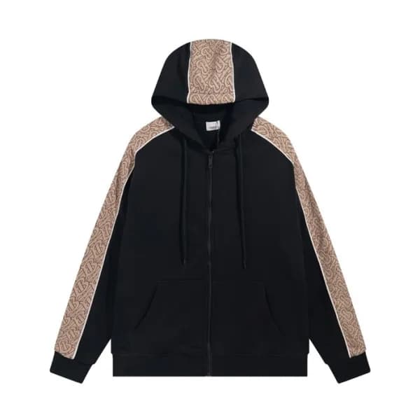 버버리 남성 클래식 블랙 후드티 - Burberry Mens Black Hoodie - b… - 1