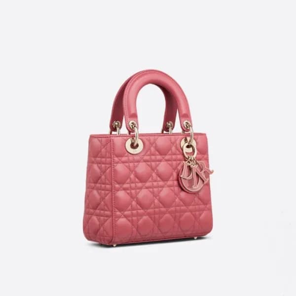 디올 여성 핑크 레이디백 - Dior Womens Pink Lady Bag - di217x - 1
