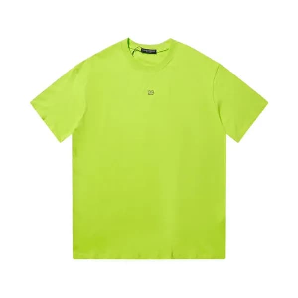 돌체앤가바나 남성 그린 크루넥 반팔티 - Dolce&Gabbana Mens Green Ts… - 1