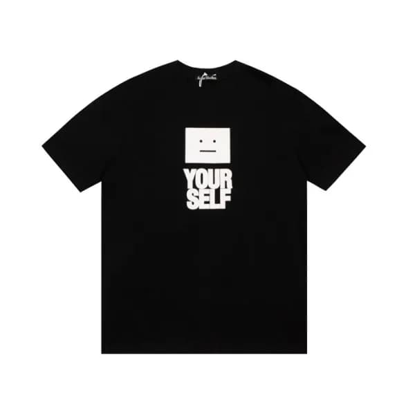 아크네 남/녀 블랙 크루넥 반팔티 - Acne Unisex Black Short sleev… - 1