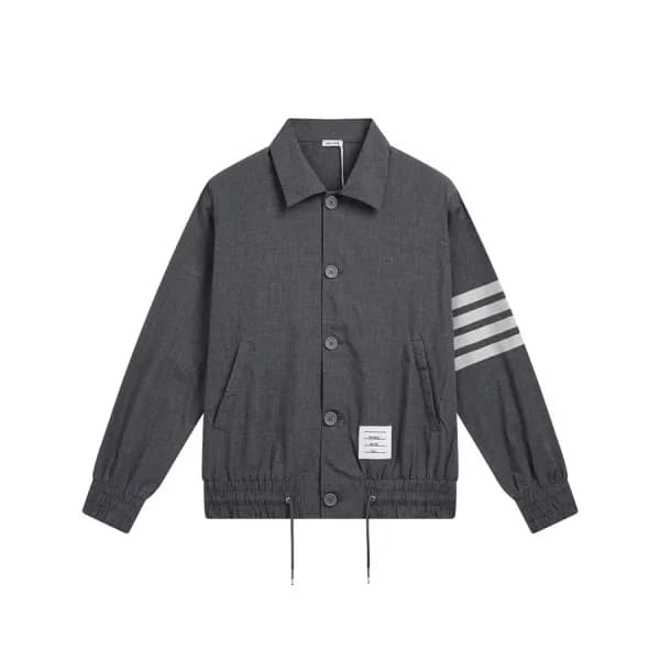 톰브라운 남성 그레이 자켓 - Thom Browne Mens Gray Jackets - t… - 1