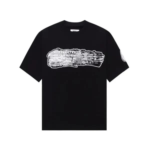 메종마르지엘라 남/녀 크루넥 블랙 반팔티 - Maison Margiela Unisex Bl… - 1