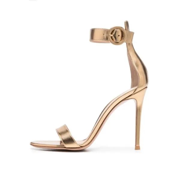 지안비토로씨 여성 골드 하이힐 - Gianvito rossi Womens Gold High… - 1