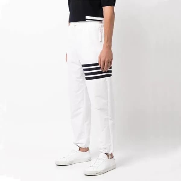 톰브라운 남성 캐쥬얼 화이트 팬츠 - Thom Browne Mens White Pants … - 1