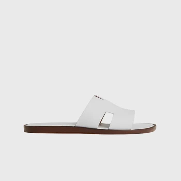 에르메스 남성 이즈미르 샌들 【매장-150만원대】 - Hermes Mens White Sl… - 1