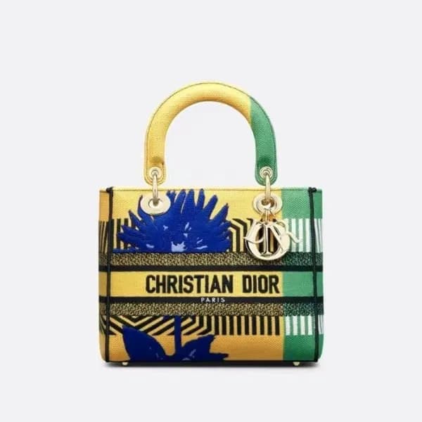 디올 여성 옐로우 레이디 백 - Dior Womens Yellow Lady Bag - di… - 1