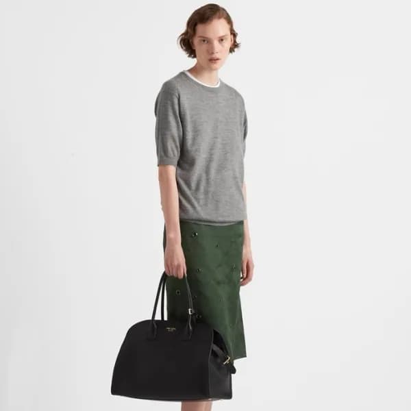 프라다 여성 블랙 토트백 - Prada Womens Black Tote Bag - prb9… - 1
