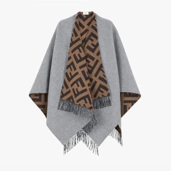 펜디 여성 그레이 판쵸 - Fendi Womens Gray Pancho - acc1756x - 1
