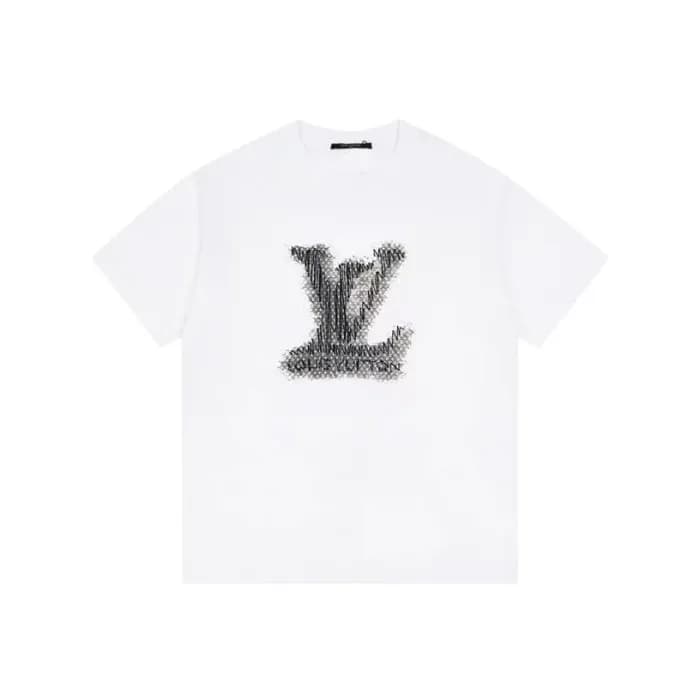 루이비통 남성 화이트 티셔츠 - Louis vuitton Mens White Tshirts… - 1