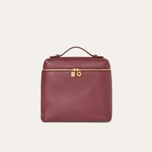 로로피아나 여성 버건디 백팩 - Loro Piana Womens Burgundy Backp… - 1