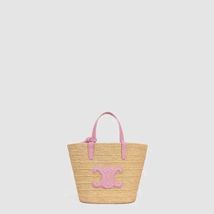 셀린느 여성 틴 서플 클래식 파니에 라피아 백 - Celine Womens Tin Tote… - 1