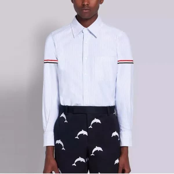 톰브라운 남성 클래식 셔츠 - Thom Browne Mens Dress Shirts - t… - 1