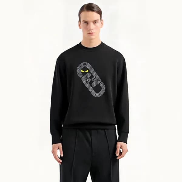펜디 남성 라운드 맨투맨 - Fendi Mens Round Tshirt - fec3095x - 1