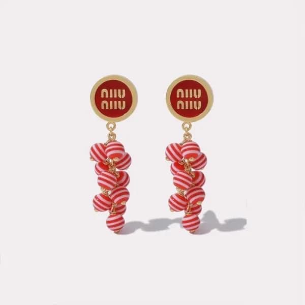 미우미우 여성 골드 이어링 - Miumiu Womens Gold Earring - acc2… - 1