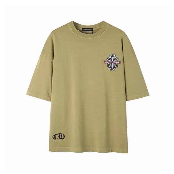 크롬하츠 남성 라운드 반팔티 - Chrom Hearts Mens Round Tshirt -… - 1