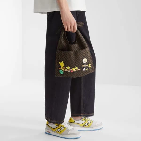 펜디 남성 매치 FF 스니커즈 - Fendi Mens Match FF Sneakers - … - 1