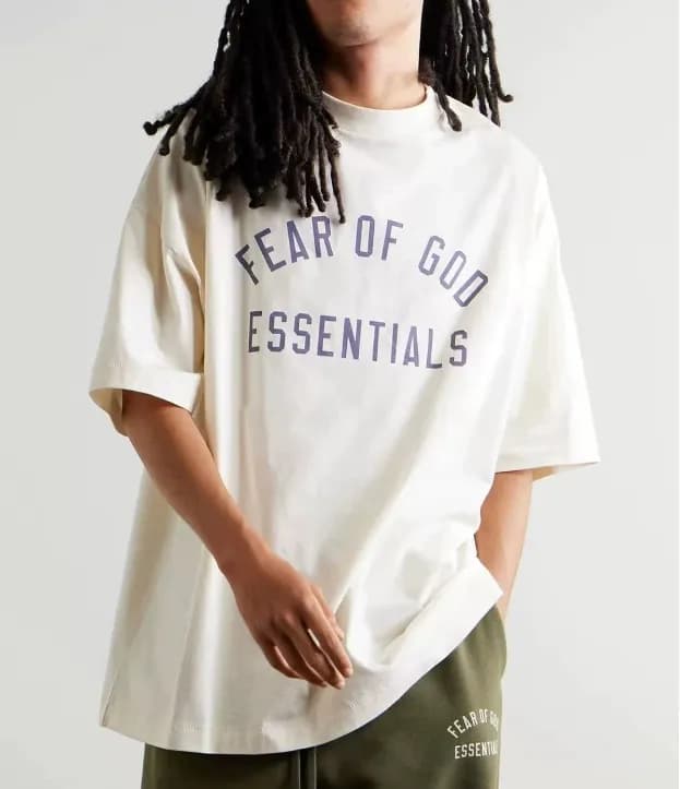 피어오브갓 남성 반팔 티셔츠 - Fear of god Mens Round Tshirts -… - 1