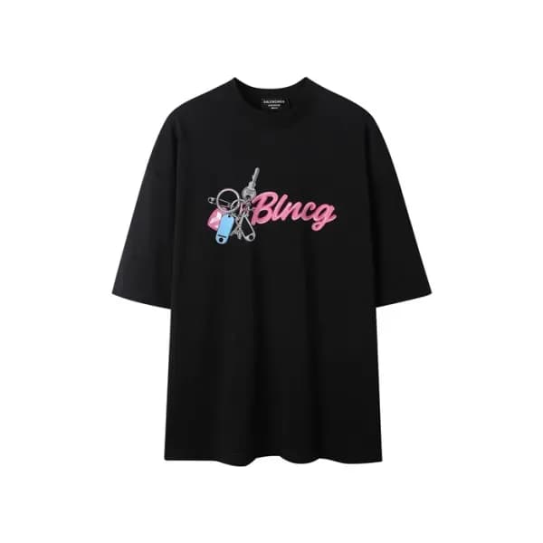 발렌시아가 남성 라운드 반팔 티셔츠 - Balenciaga Mens Round Tshirt… - 1