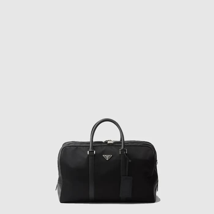 프라다 남성 리나일론 사피아노 가죽 더플백 2VC014 - Prada Mens Re-Nyl… - 1