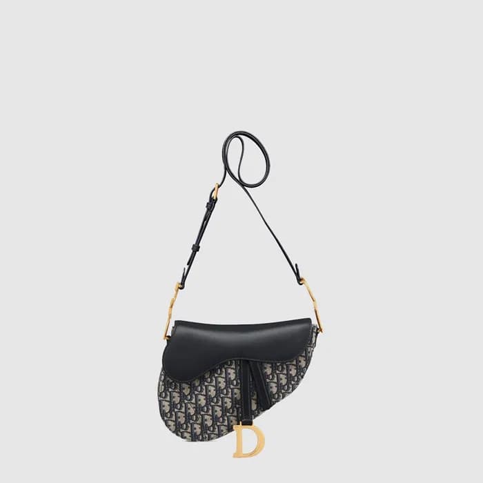 디올 여성 새들 미디엄 스트랩 소프트백 - Dior Womens Saddle Medium … - 1