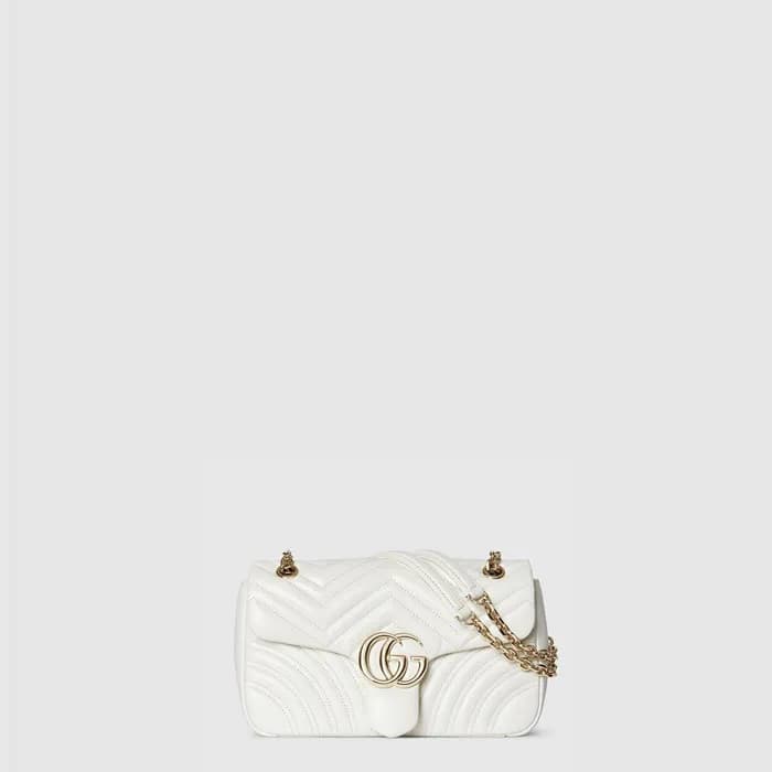 구찌 여성 GG 마몽 미디엄 숄더백 - Gucci Womens GG Marmont Medi… - 1