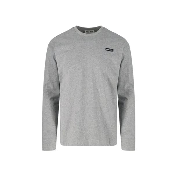 미우미우 남성 라운드 긴팔티 - Miumiu Mens Round Tshirt - mic88… - 1