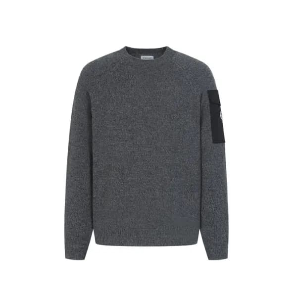 몽클레어 남성 크루넥 스웨터 - Moncler Mens Round Sweater - moc… - 1