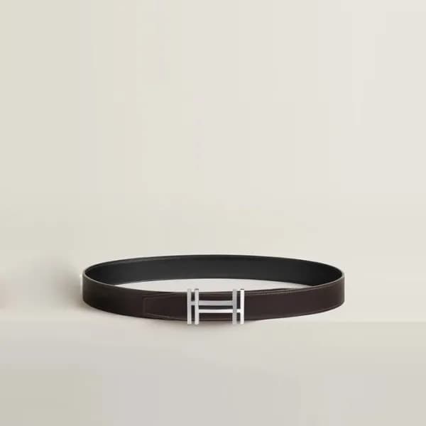 에르메스 남성 H au Carre 버클 리버서블 벨트 - Hermes Mens H au C… - 1