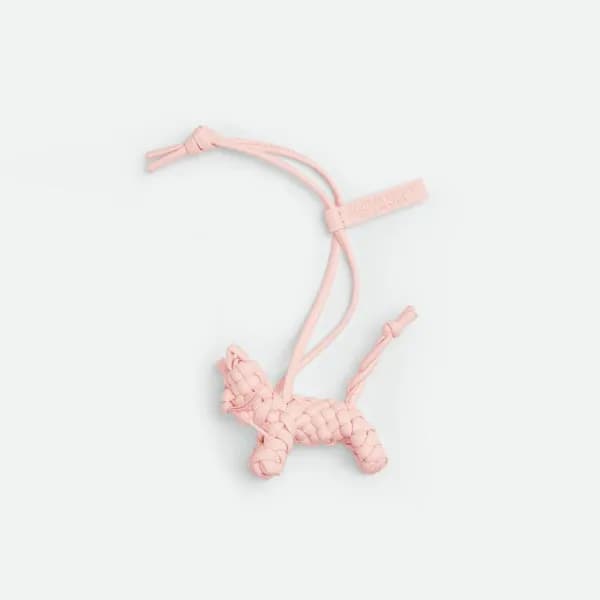 보테가 베네타 남/녀 인트레치오 키링 고양이 라임스톤 - Bottega veneta Uni… - 1