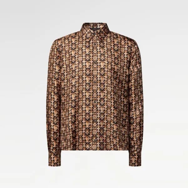 루이비통 남성 실크 셔츠 - Louis vuitton Mens Dress Shirts - … - 1