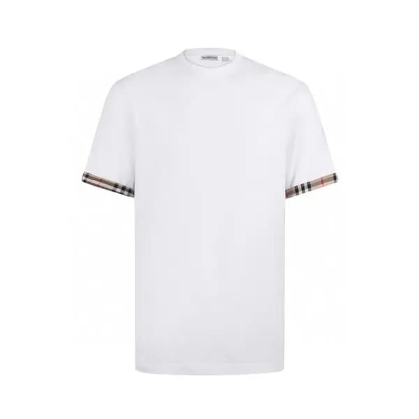 버버리 남성 라운드 반팔 티셔츠 - Burberry Mens Round Tshirt - b… - 1