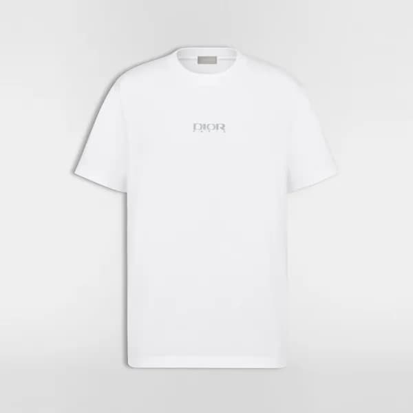 디올 남성 라운드 반팔 티셔츠 - Dior Mens Round Tshirt - dic136… - 1