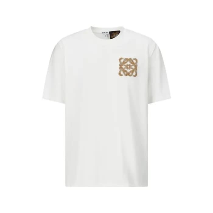 로에베 남성 라운드 반팔티 - Loewe Mens Round Tshirt - loc1371… - 1