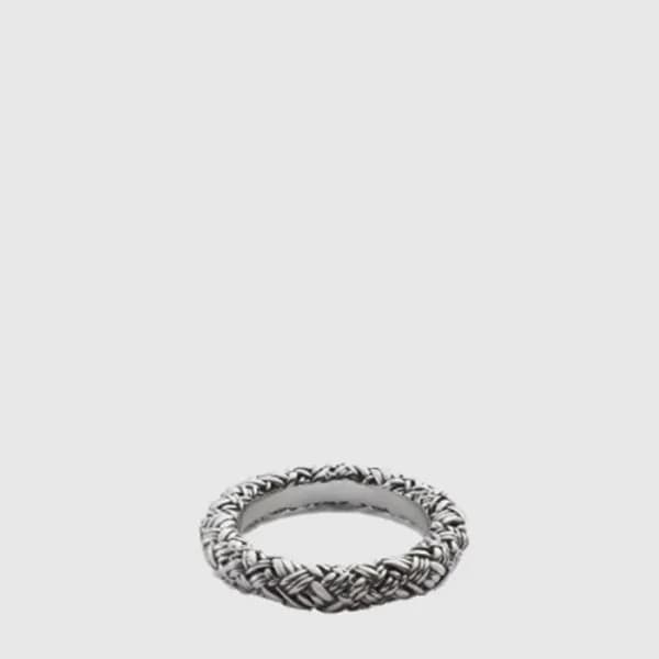 보테가베네타 남/녀 인트레치오 링 - Bottega veneta Unisex Intrecc… - 1