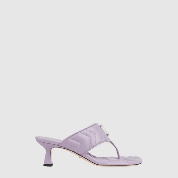 구찌 여성 힐 텅 샌들 - Gucci Womens Heel Tongue Sandals - … - 1