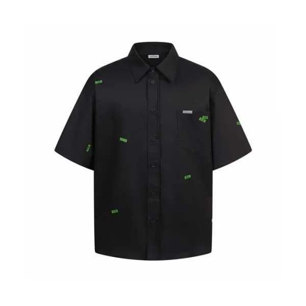 발렌시아가 남성 반팔 셔츠 - Balenciaga Mens Basic Shirts - ba… - 1