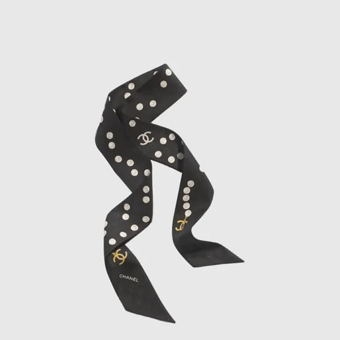 샤넬 여성 진주 실크 트윌리 - Chanel Womens Pearl Silk Twilly … - 1