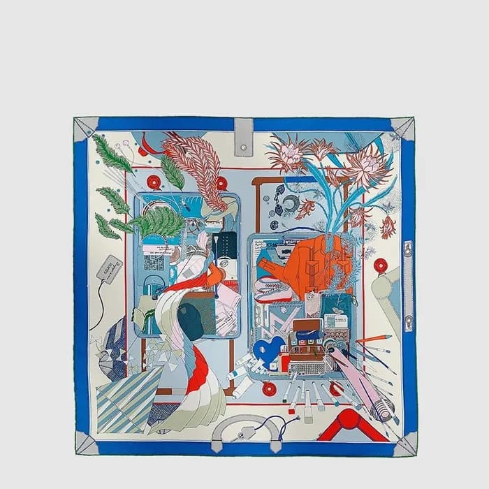 에르메스 여성 배기지 메인 까레 스카프 - Hermes Womens Bagage a Main Scarf - acc8888x - 1