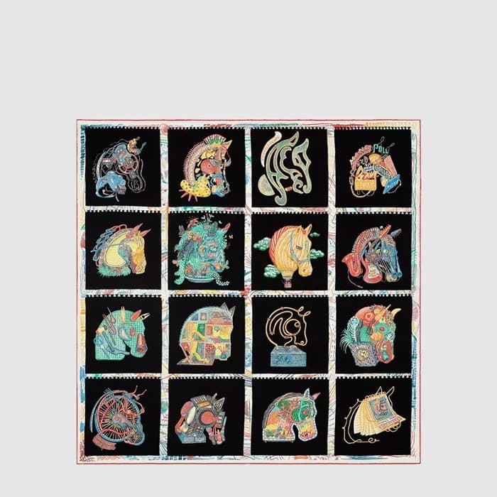 에르메스 여성 체바로스코프 스카프 - Hermes Womens Chevaloscope Scarf - acc8959x - 1