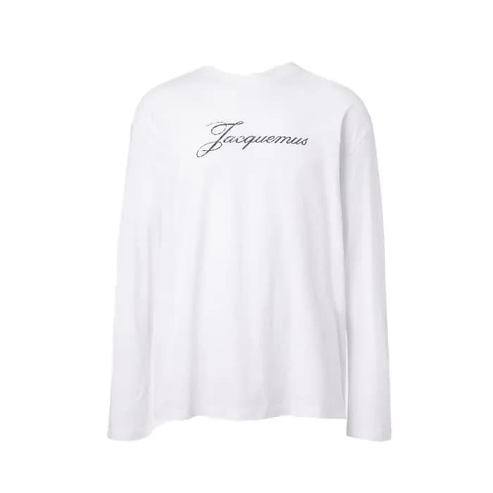 자크뮈스 남성 라운드 긴팔티 - Jacquemus Mens Long Sleeve Tshirt - jac16960x - 1