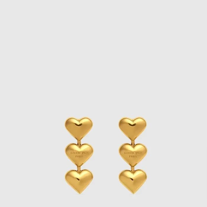 발렌시아가 여성 하트 이어링 - Balenciaga Womens Heart Earring - acc10965x - 1