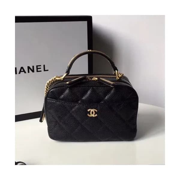 Chanel Mini Chain Bowling Shoulder Bag,18CM - 샤넬 미…