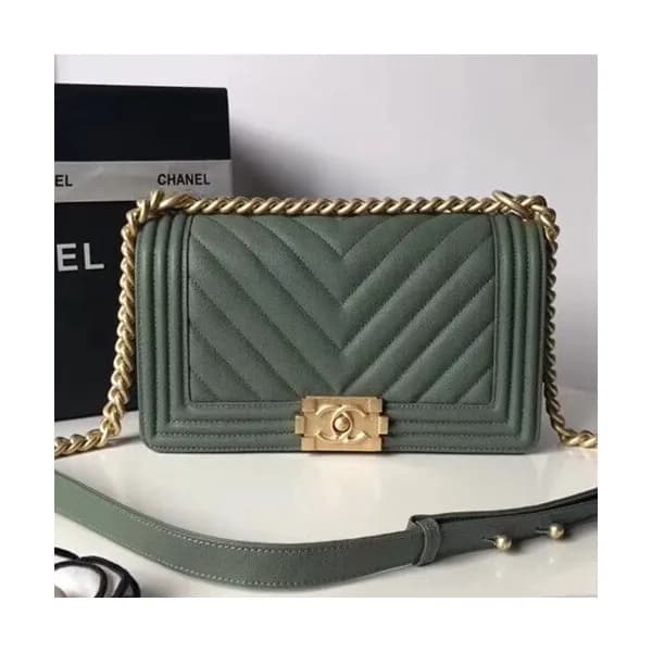 Chanel Leboy Chain Shoulder Bag,25CM - 샤넬 르보이 체인 숄… - 1